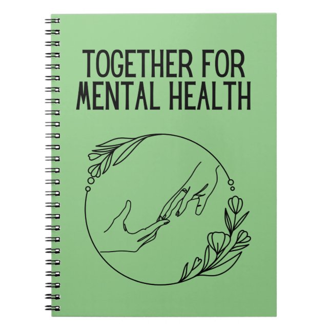 Together For Mental Health Notizblock (Vorderseite)