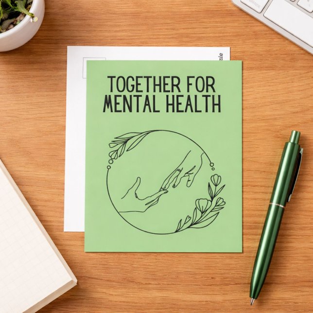 Together For Mental Health Postkarte (Von Creator hochgeladen)
