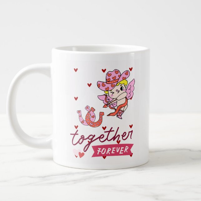 TOGETHER FOREVER COUNTRY STYLE  Jumbo-Tasse (Links)