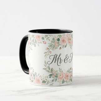 Together Forever Gold Botanical Hochzeits-Mug | Lu Tasse