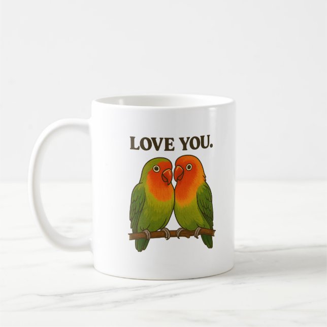 Together Forever Lovebirds - Mugs & Cups Kaffeetasse (Links)