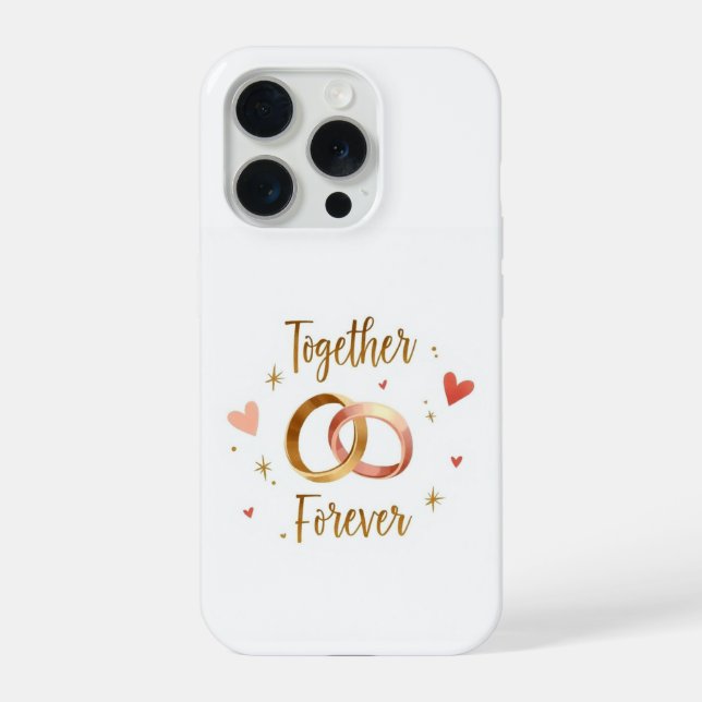 Together Forever Romantic Phone Case iPhone 15 Pro Hülle (Rückseite)