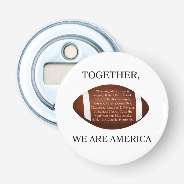 Together We Are America  Flaschenöffner (Vorderseite)