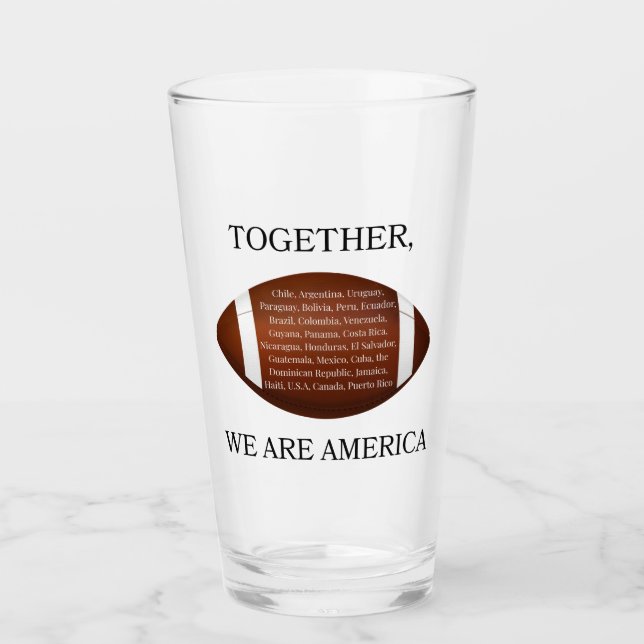 Together We Are America  Glas (Vorderseite)