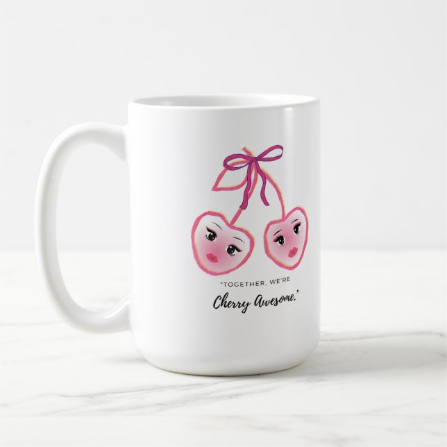 TOGETHER WE ARE CHERRY AWSOME KAFFEETASSE (Links)