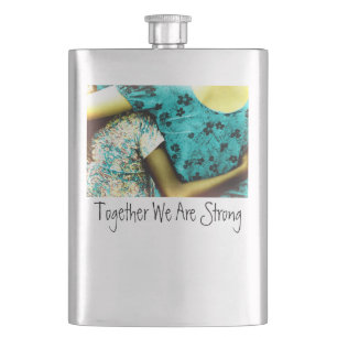 Together We Are Strong Flachmann