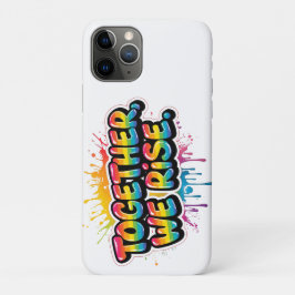 Together We Rise Rainbow Quote Design Case-Mate iPhone Hülle
