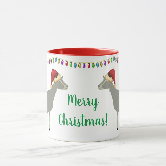 Toggenburg Dairy Goat Weihnachten Tasse (Zentrum)