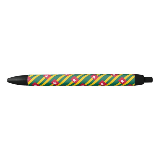 Togo Flag Ballpoint Pen Kugelschreiber (Vorderseite)