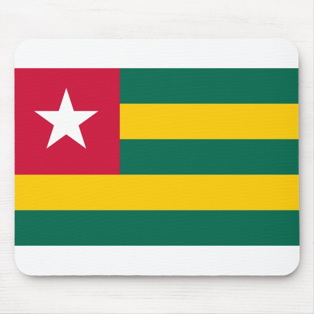 Togo Flag Mousepad (Vorne)