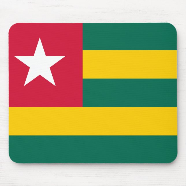 Togo Flag Mousepad (Vorne)