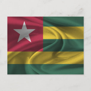 Togo Flag Postkarte