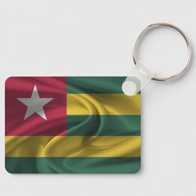 Togo Flag Schlüsselanhänger (Vorderseite)