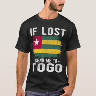 Togo Flag Souvenir - Wenn ich verloren habe, schic T-Shirt