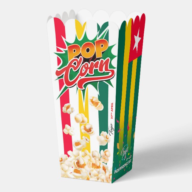 Togo-Flagge Geschenkschachtel (Rückseite)