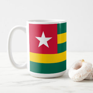 Togo-Flagge Kaffeetasse