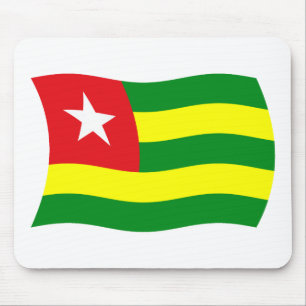 Togo-Flagge-Mauspad Mousepad