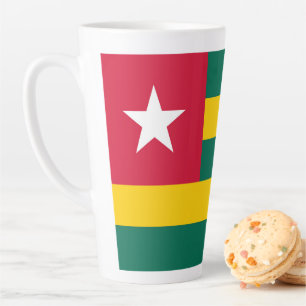 Togo-Flagge Milchtasse