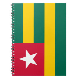 Togo-Flagge Notizblock