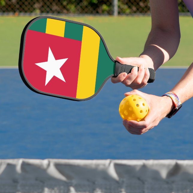 Togo-Flagge Pickleball Schläger (InSitu)