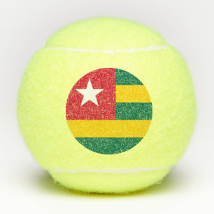 Togo-Flagge Tennisbälle