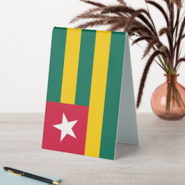 Togo-Flagge Tischaufsteller