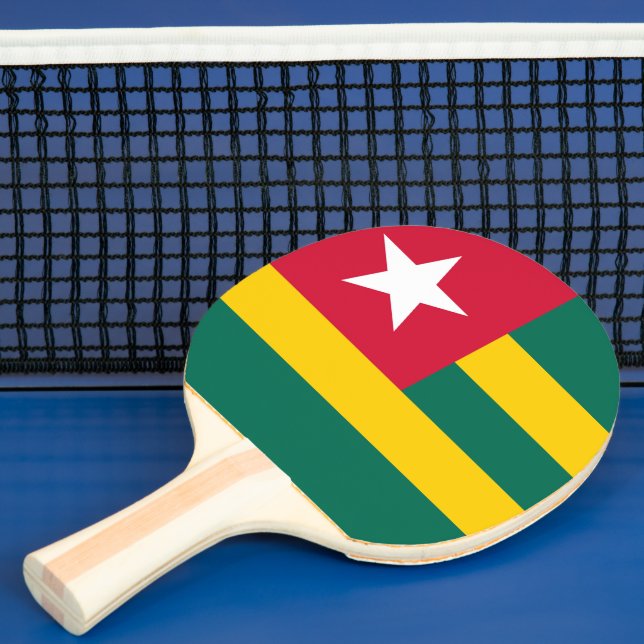 Togo-Flagge Tischtennis Schläger (InSitu)