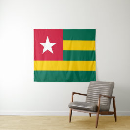 Togo-Flagge Wandteppich