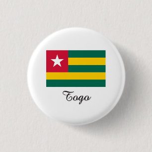 Togo-Flaggen-Entwurf Button