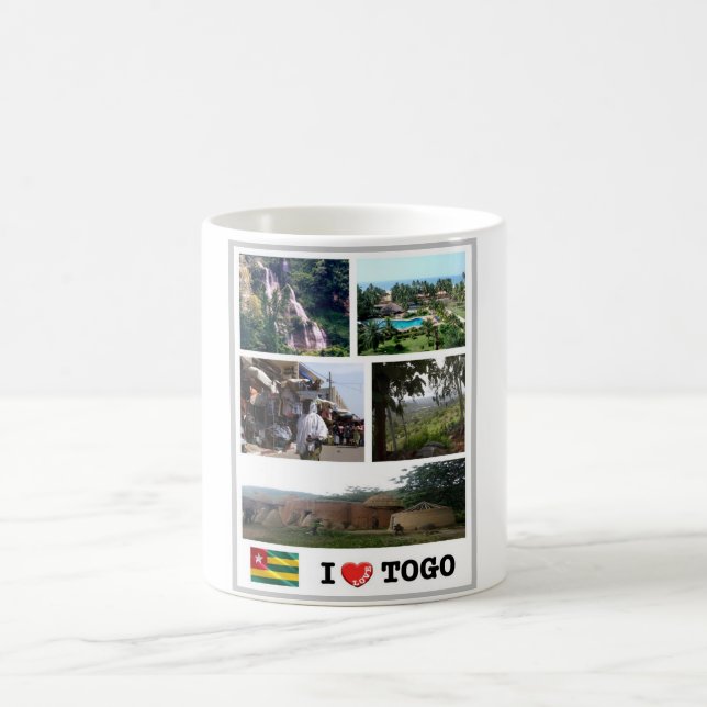 Togo - I Liebe - Kaffeetasse (Mittel)