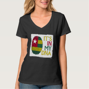 Togo in meinem Dna Togolese Flag Team Togo for Men T-Shirt