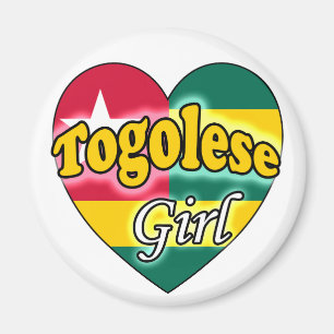 Togolesisches Mädchen Magnet