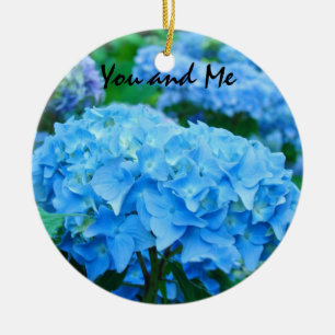Toi et Moi ! cadeaux suspendus Ornements Hydrangea