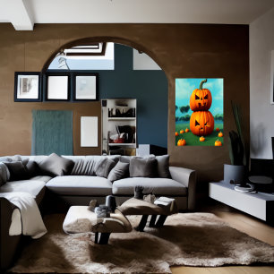 Toi et moi, Citrouille   AI Art Poster
