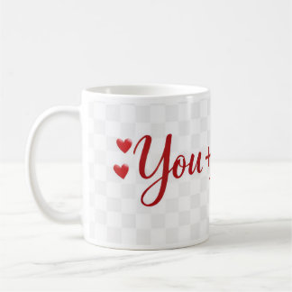 Toi + Moi = ❤️ Tasse – Cadeau Romantique de la Sai