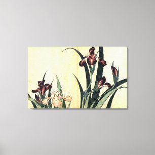Toile カ キ タ ツ, 斎 Irises, Ukiyo-e,