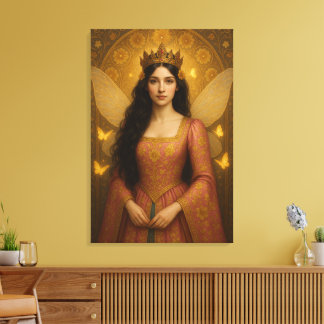 Toile 005_A fairy princess in rose pink.