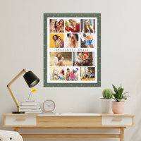 10 Photo Étoiles modernes Stylish Nom vert
