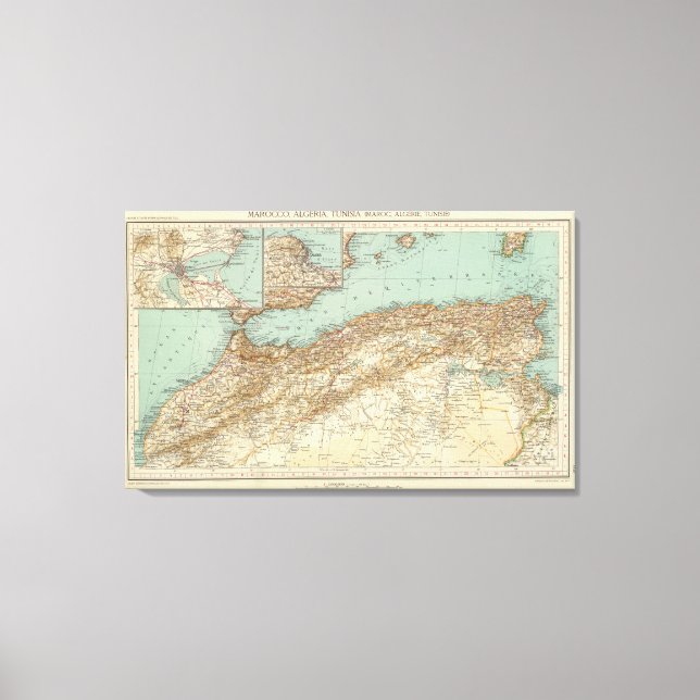 Toile 112 Maroc, Algérie, Tunisie (Recto)