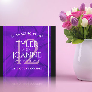 Toile 12ème anniversaire de la Mariage de soie