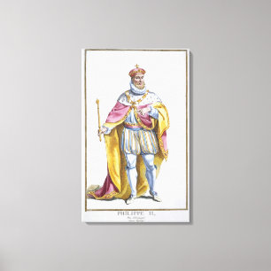 Toile 1527-98) rois de Philip II (de l'Espagne de