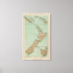Toile 169 Nouvelle-Zélande, Hawaï, Tasmanie