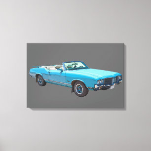 Toile 1971 Oldsmobile Cutlass Supreme Muscle Car