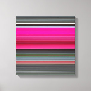 Toile #1 abstrait : Couleur cerise et gris