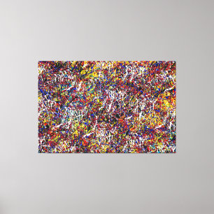 Toile 23_025, Splatter Abstrait