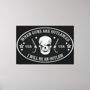 Toile 2e amendement Oreiller