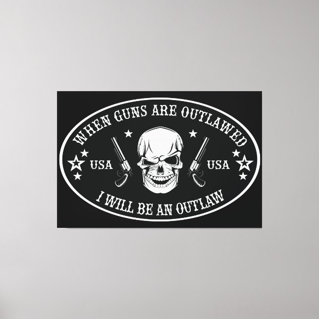 Toile 2e amendement Oreiller (Recto)