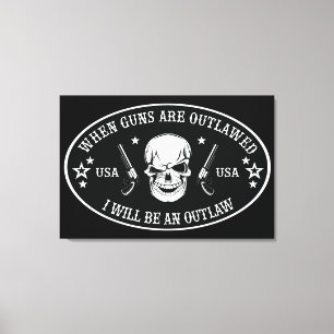 Toile 2e amendement Oreiller