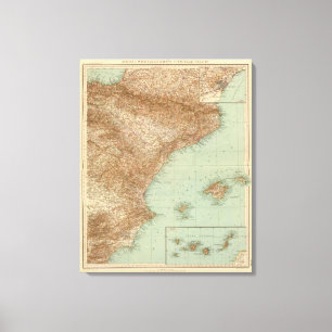 Toile 4142 Espagne, Portugal, oriental
