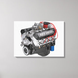 Toile 427 Gros Moteur de bloc Chevy